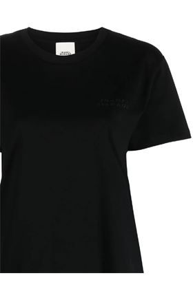 T-shirt con stampa logo Isabel Marant | TS0103FAA2N44I01BK